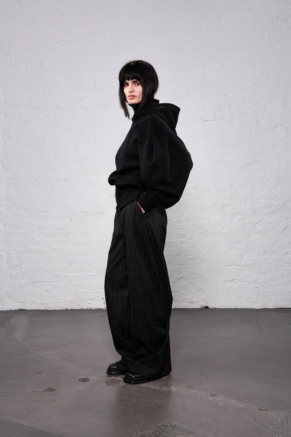Zip Hoodie Black