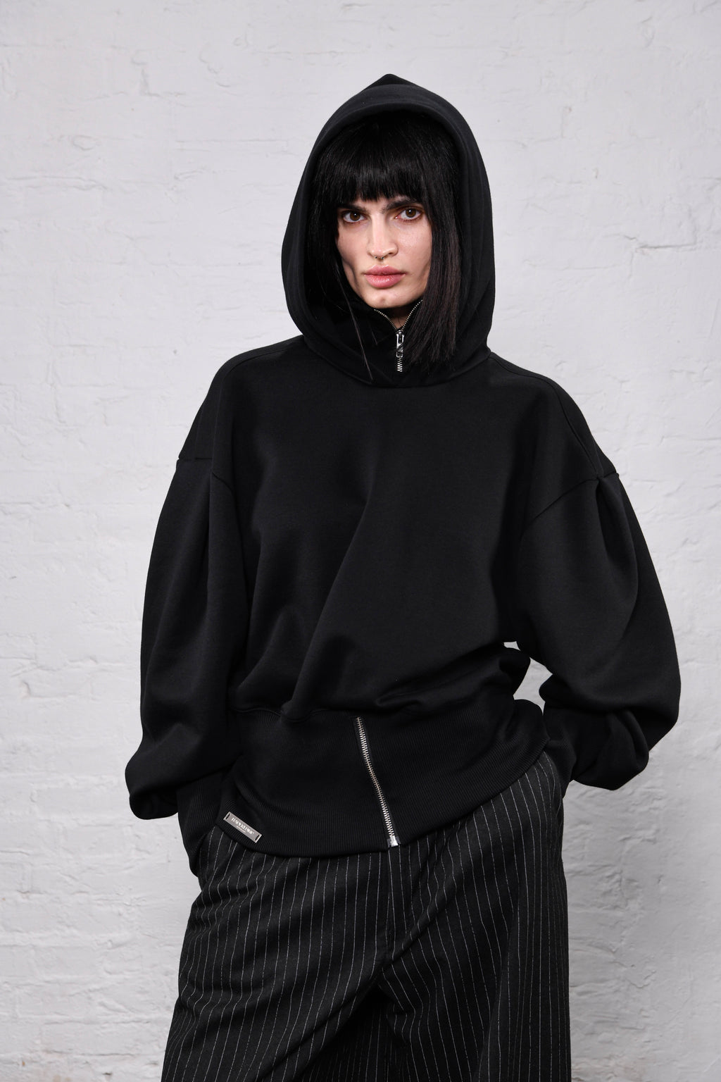 Zip Hoodie Black
