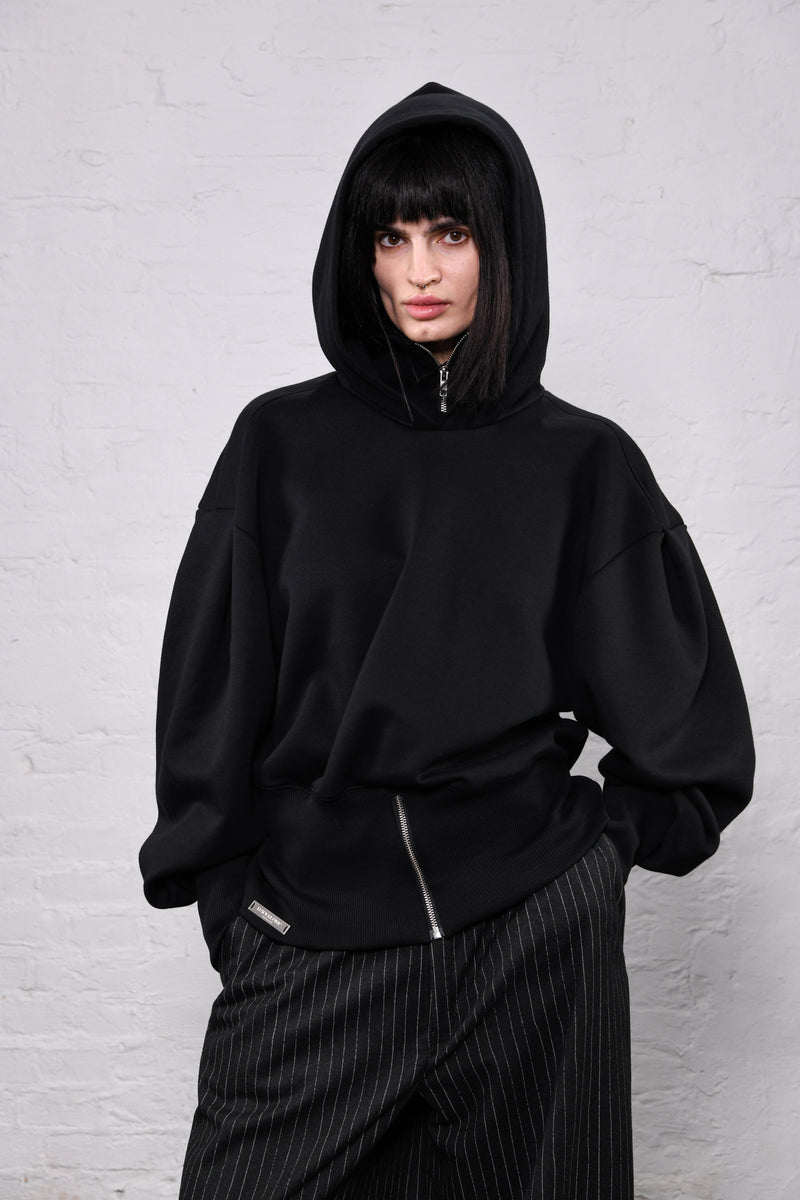 Zip Hoodie Black