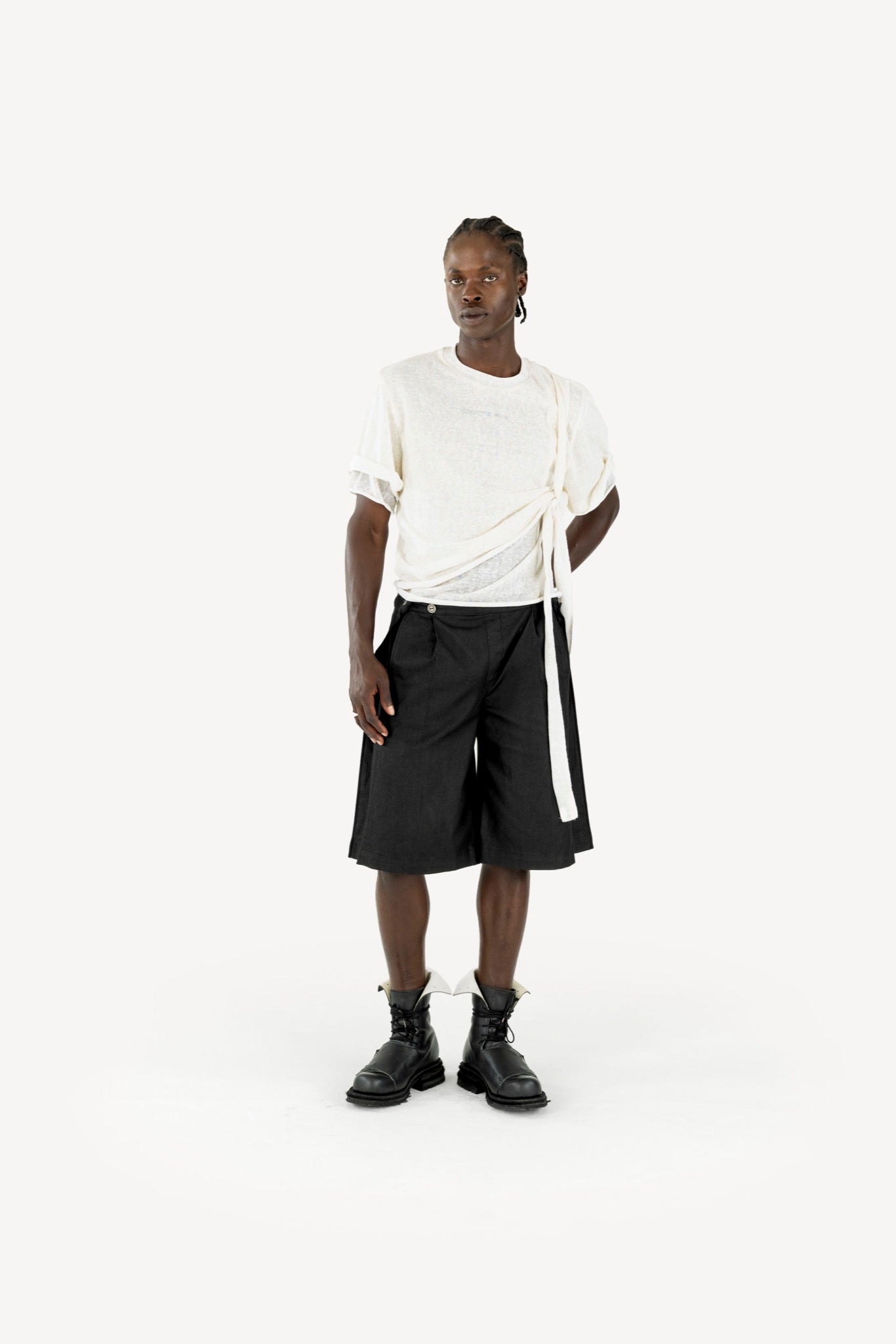Denim Shorts Black
