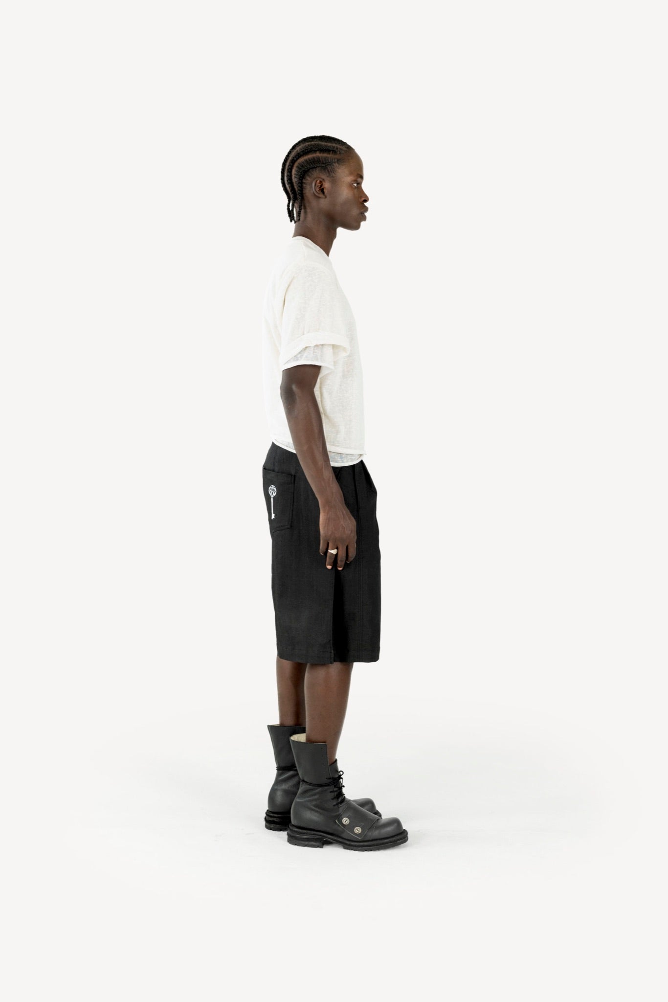 Denim Shorts Black