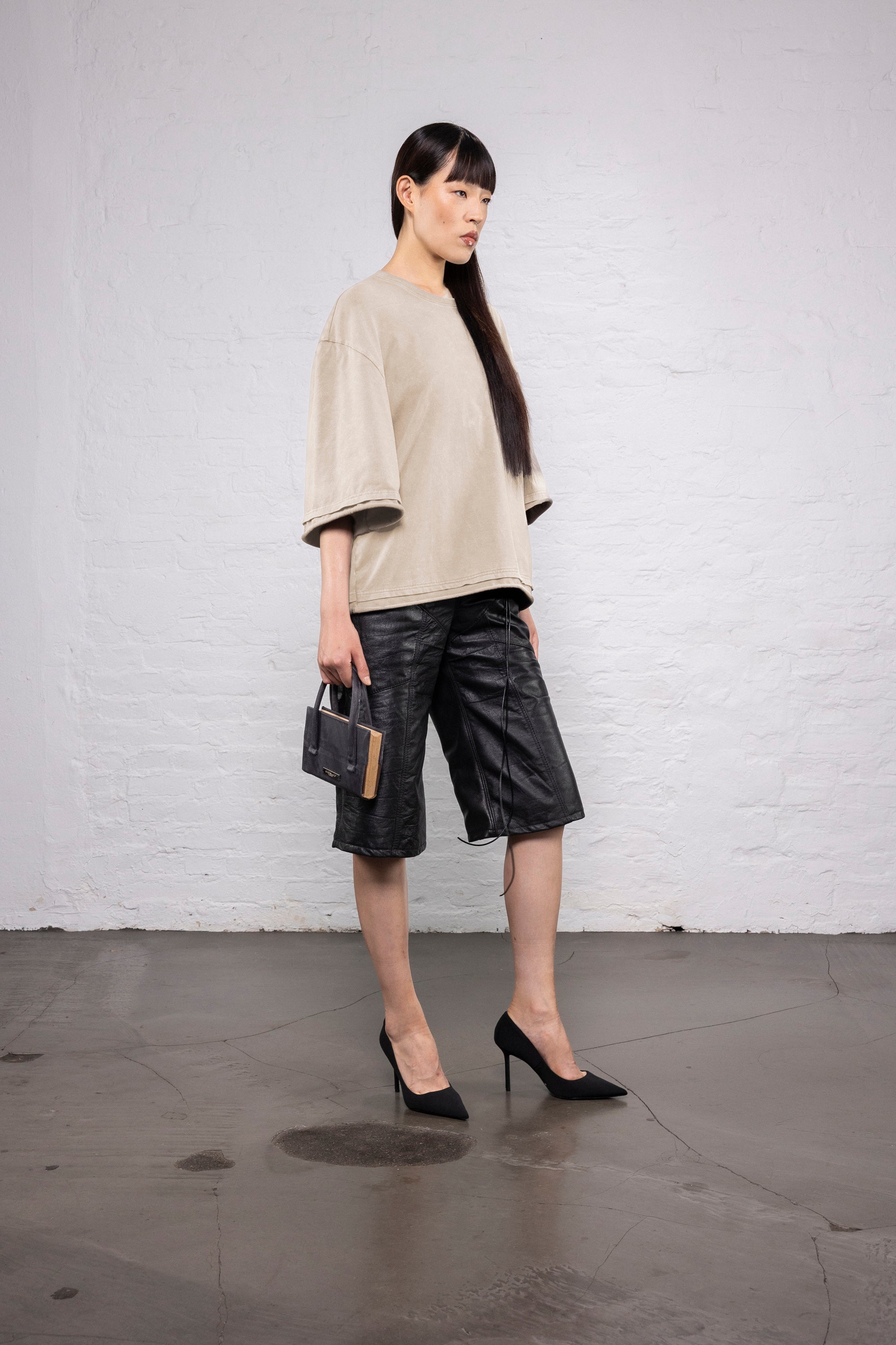 Double Sleeve T-Shirt (Cream)