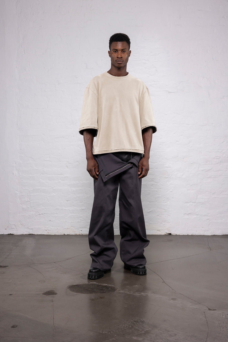 Double Sleeve T-Shirt (Cream)