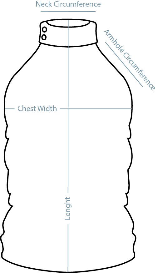 Draped Top White – measurement guide
