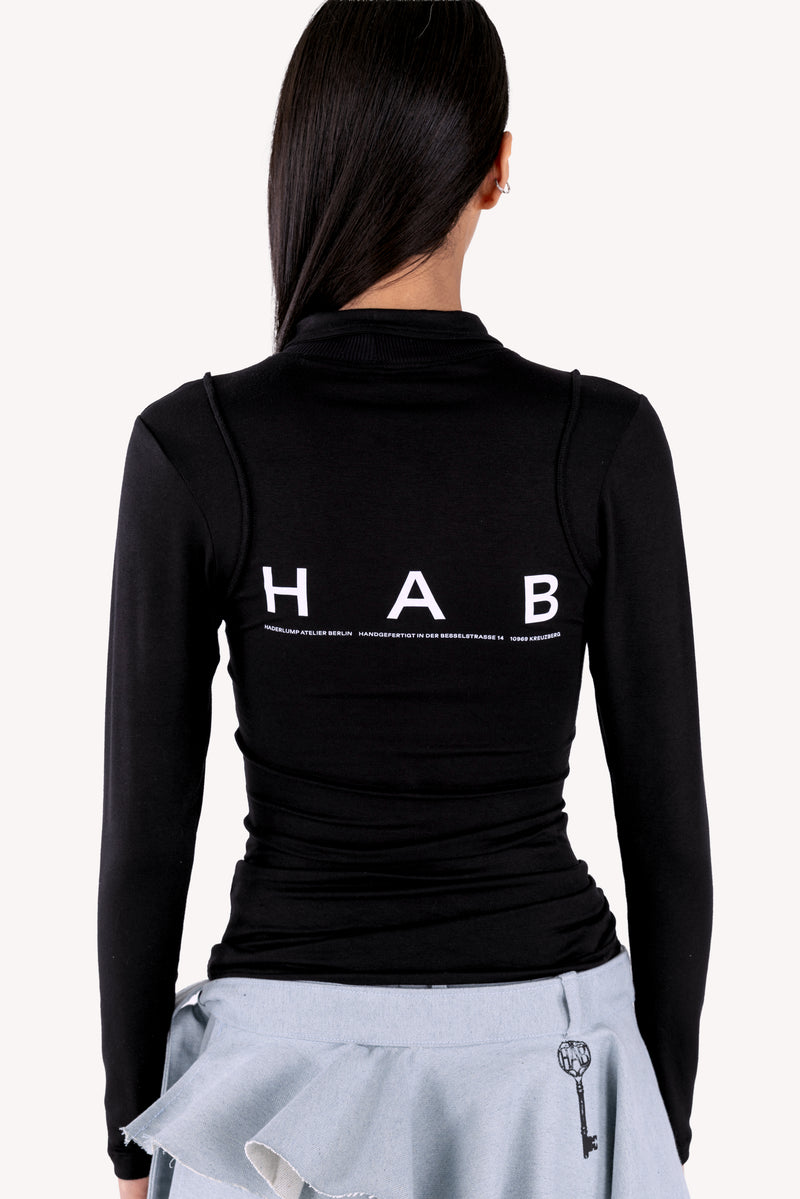 Fitted Longsleeve Black