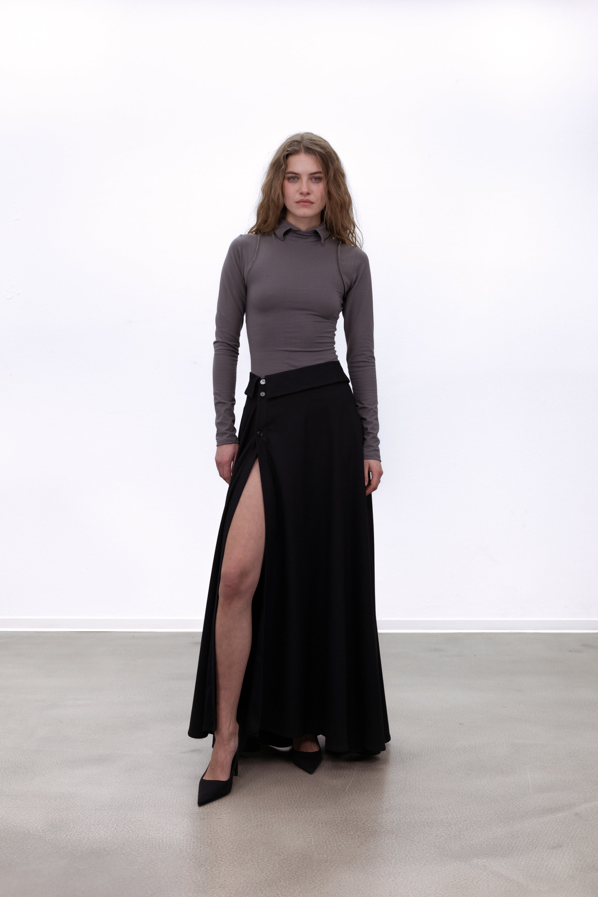 Fitted Longsleeve Grey