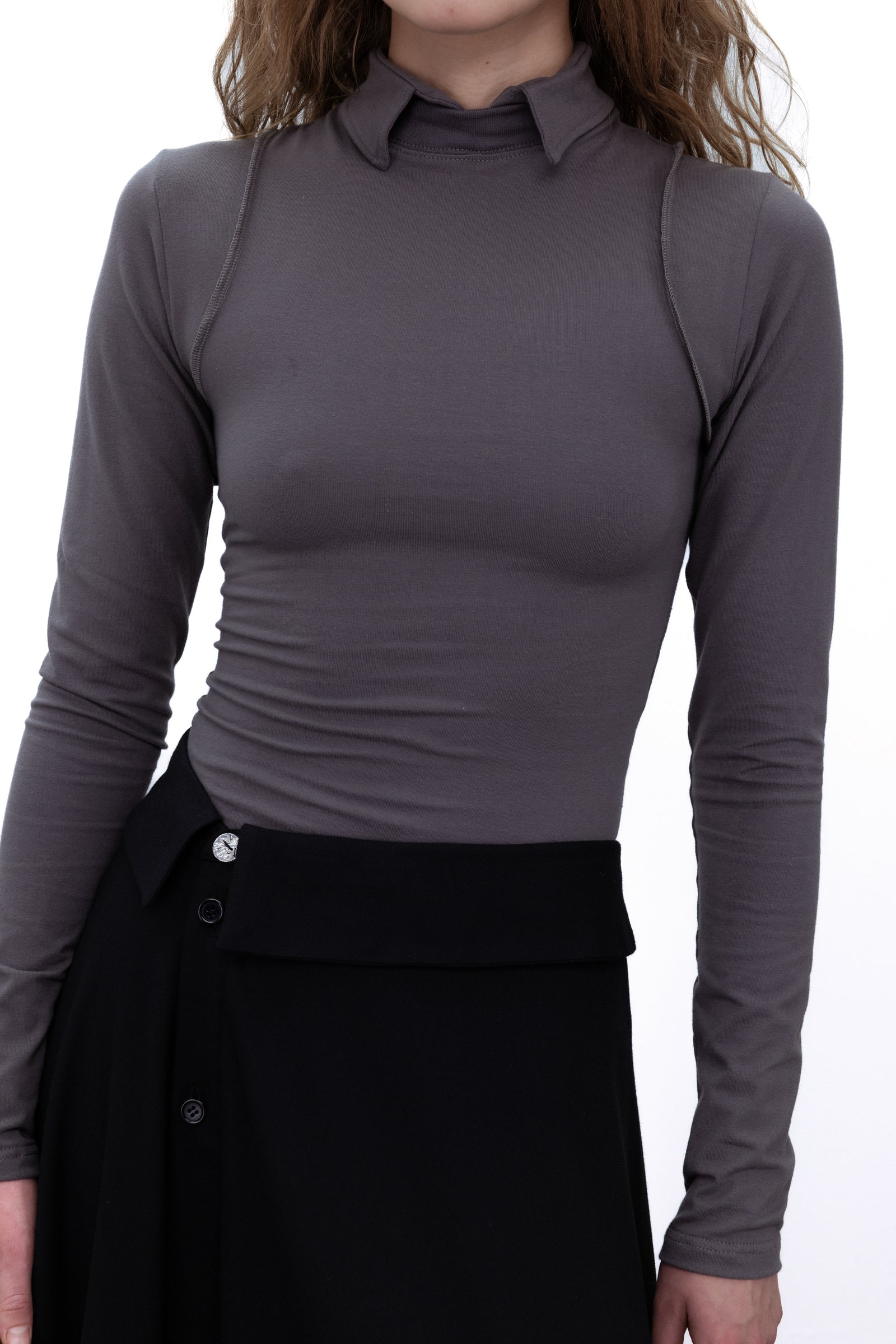 Fitted Longsleeve Grey