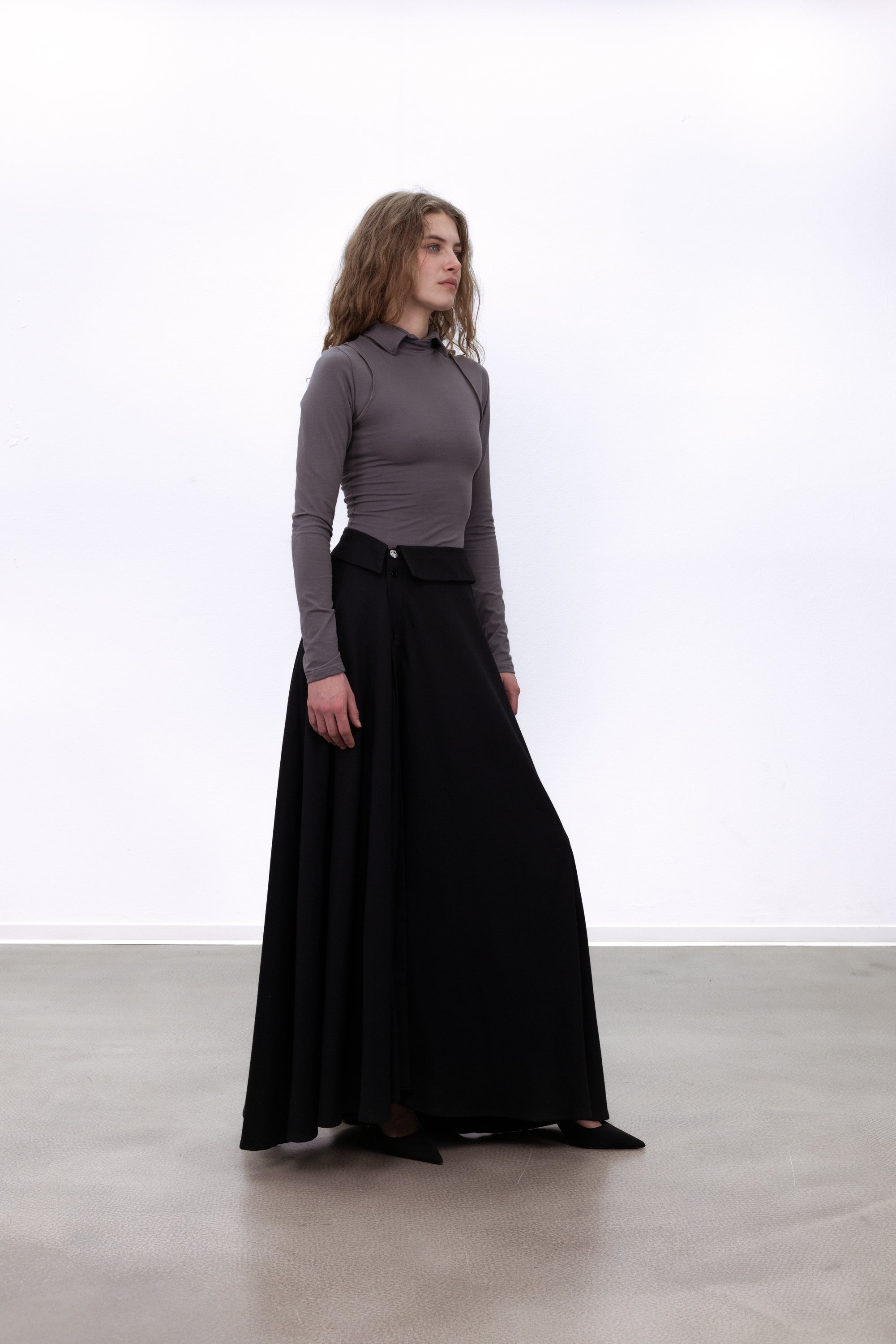 Fitted Longsleeve Grey