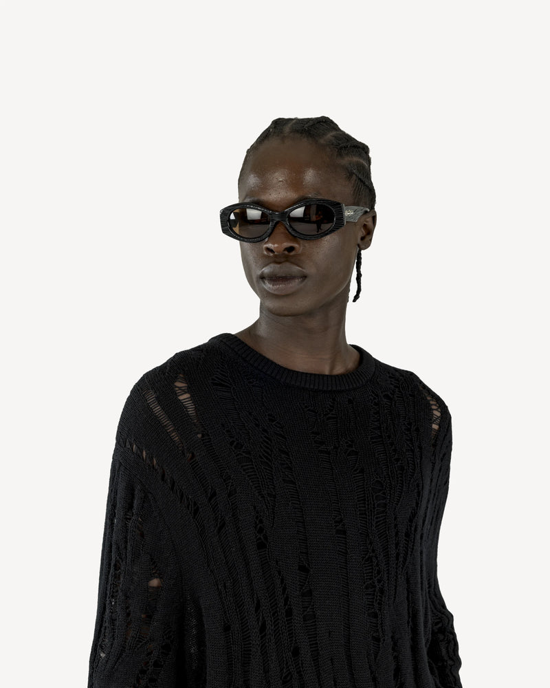 Wanderlust Sunglasses (Black / Brown)