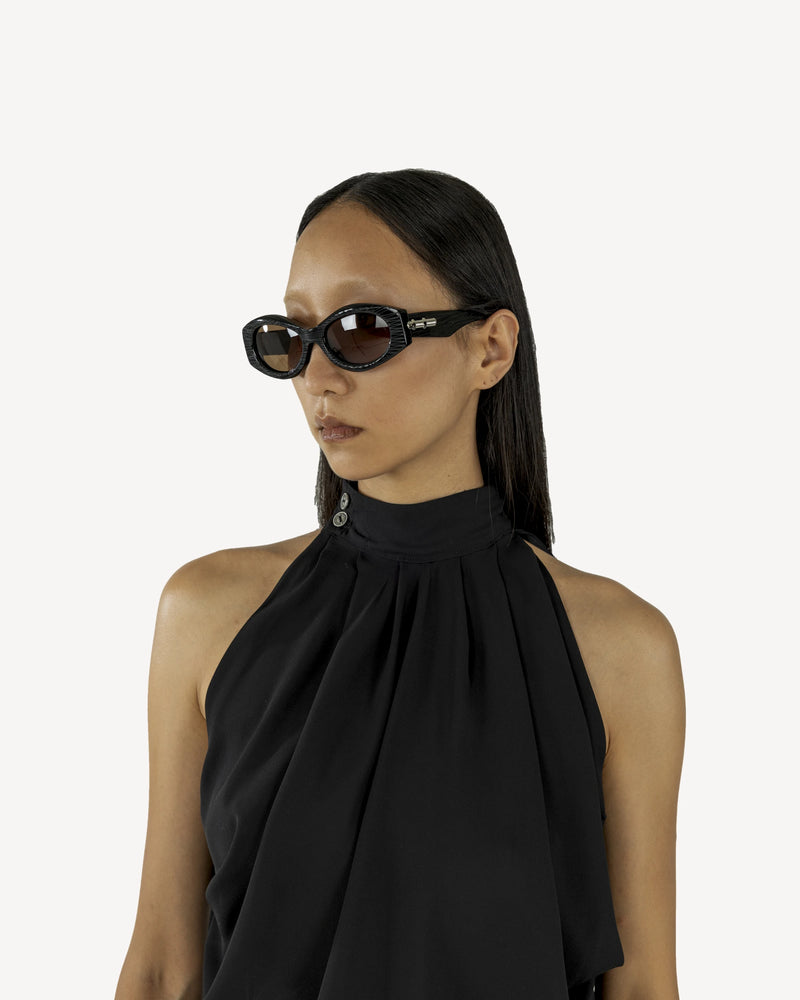 Wanderlust Sunglasses (Black / Brown)