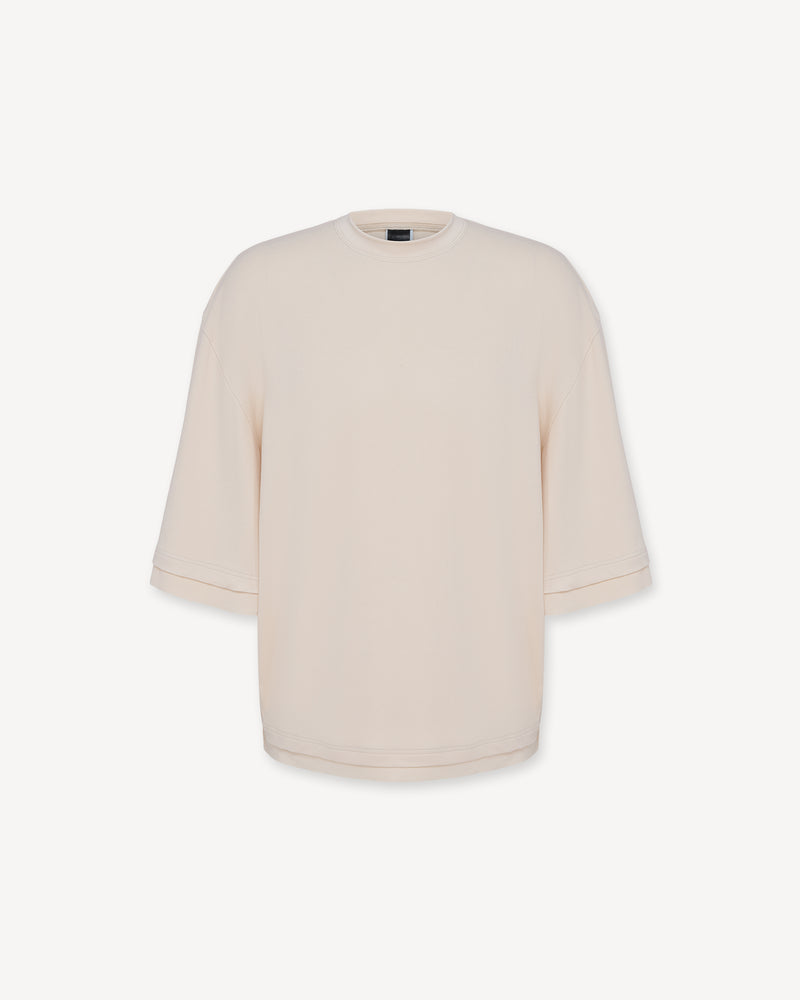 Double Sleeve T-Shirt (Cream)