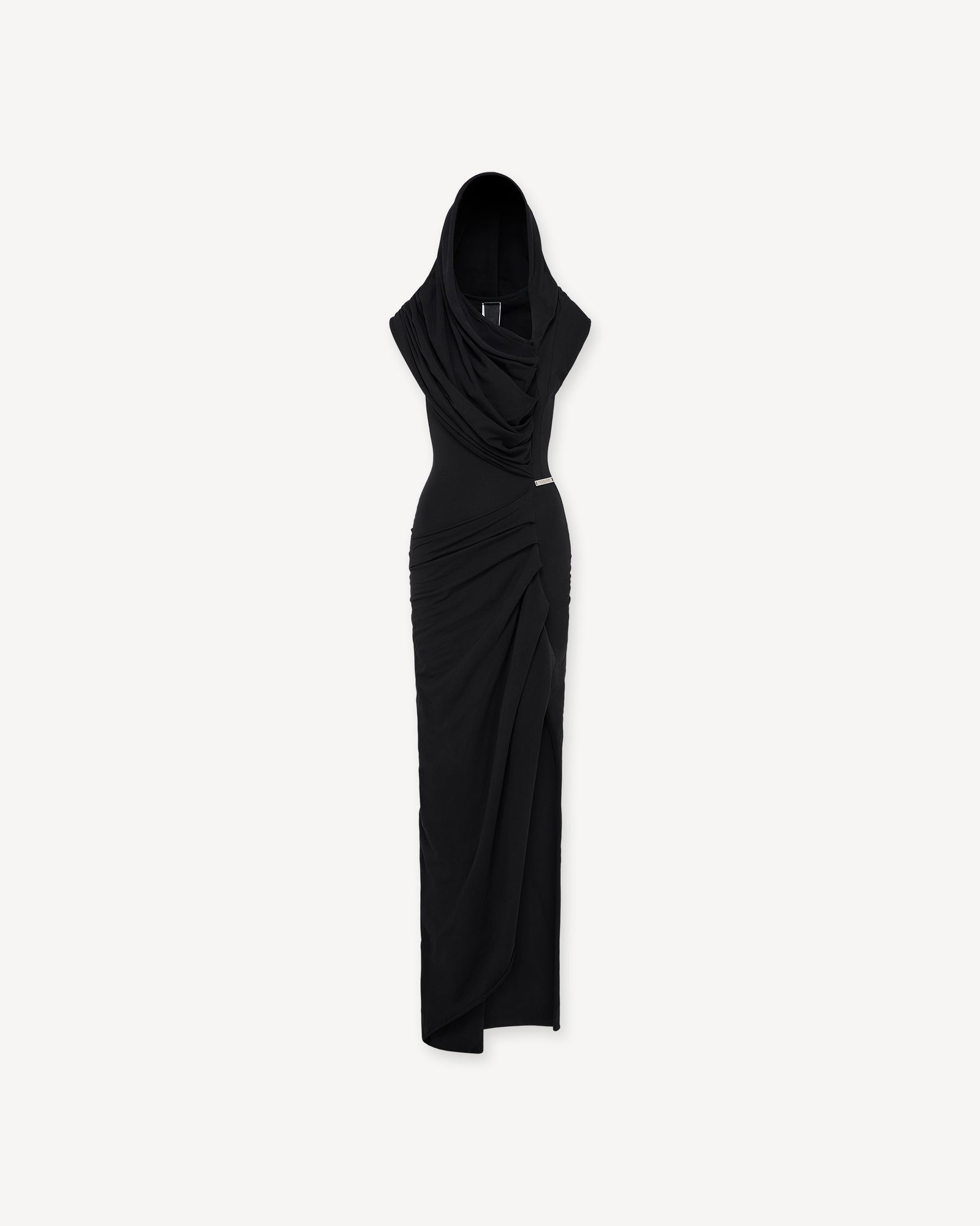 Draped Dress Black