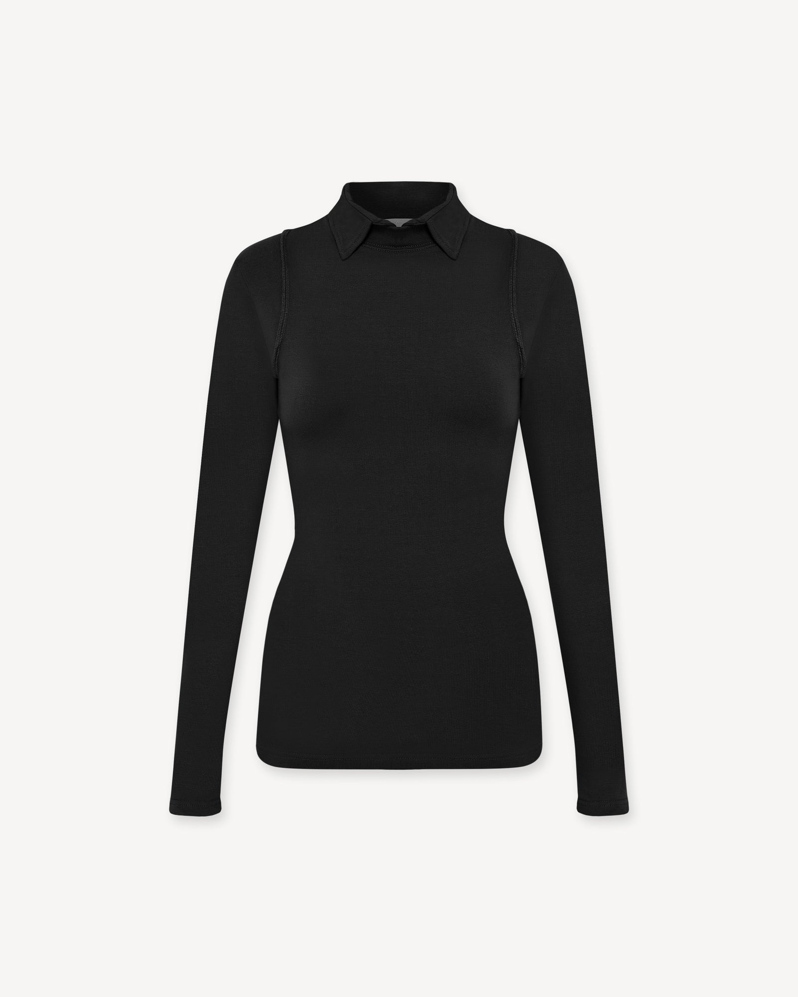 Fitted Longsleeve Black