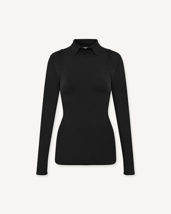 Fitted Longsleeve Black