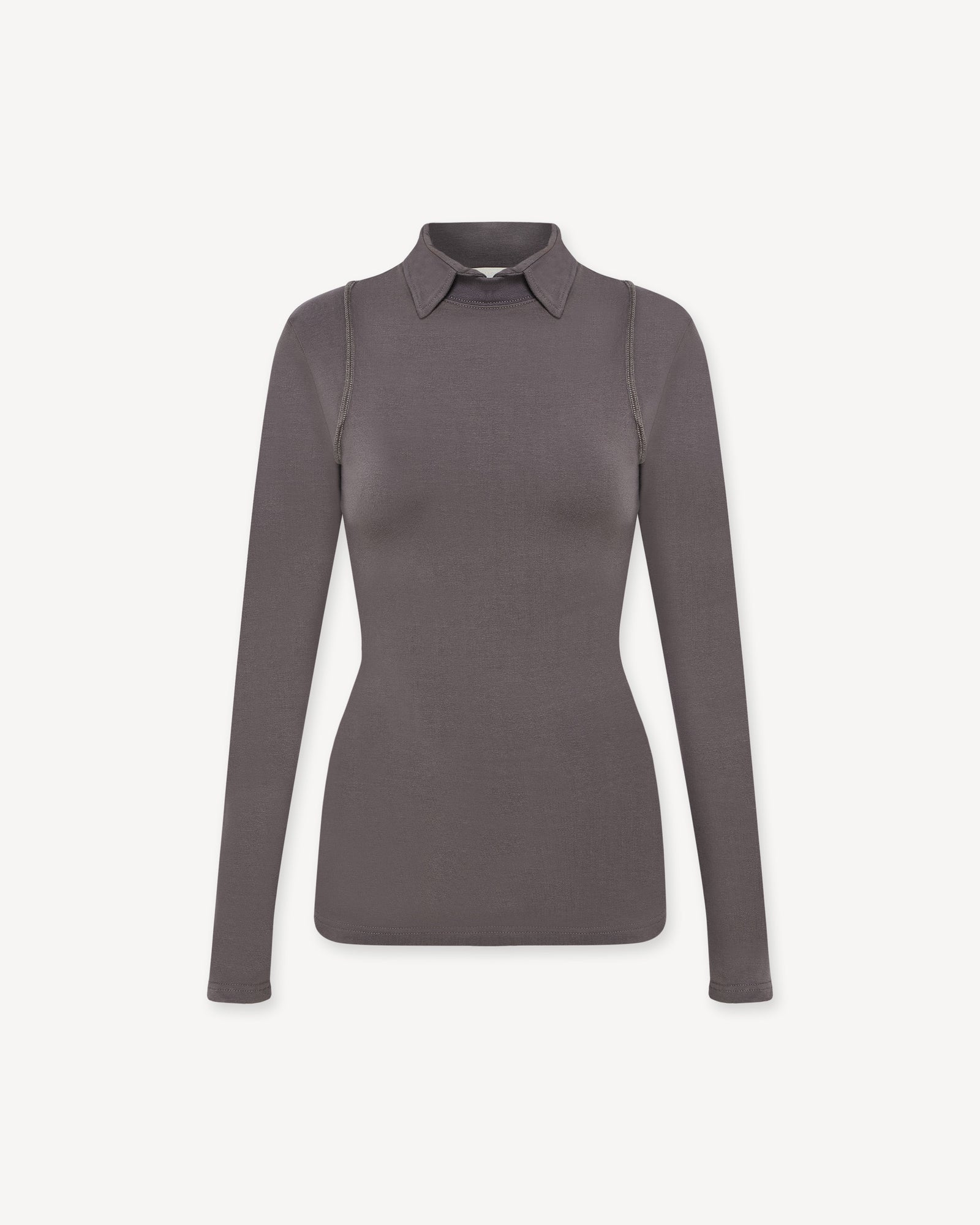 Fitted Longsleeve Grey