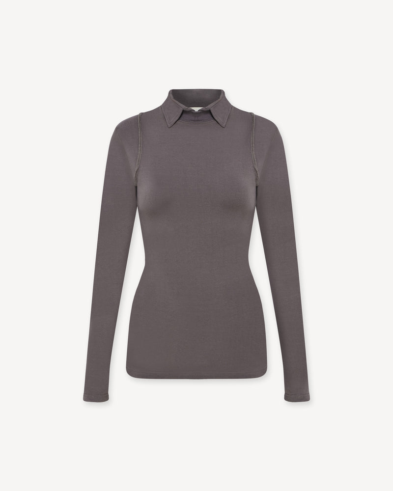 Fitted Longsleeve Grey