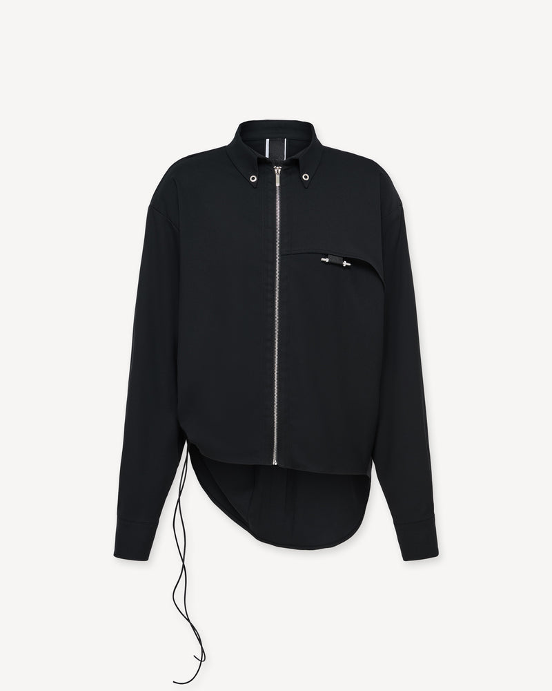 Zip Shirt Black