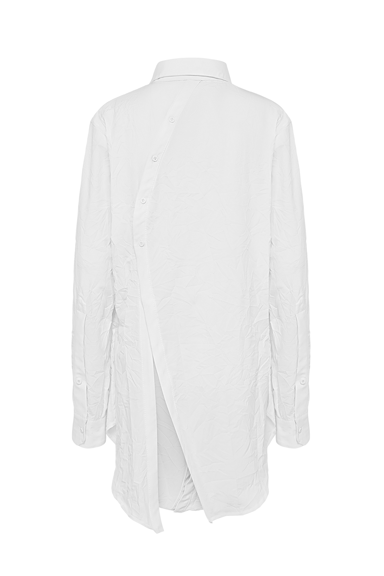 Curved White Shirt