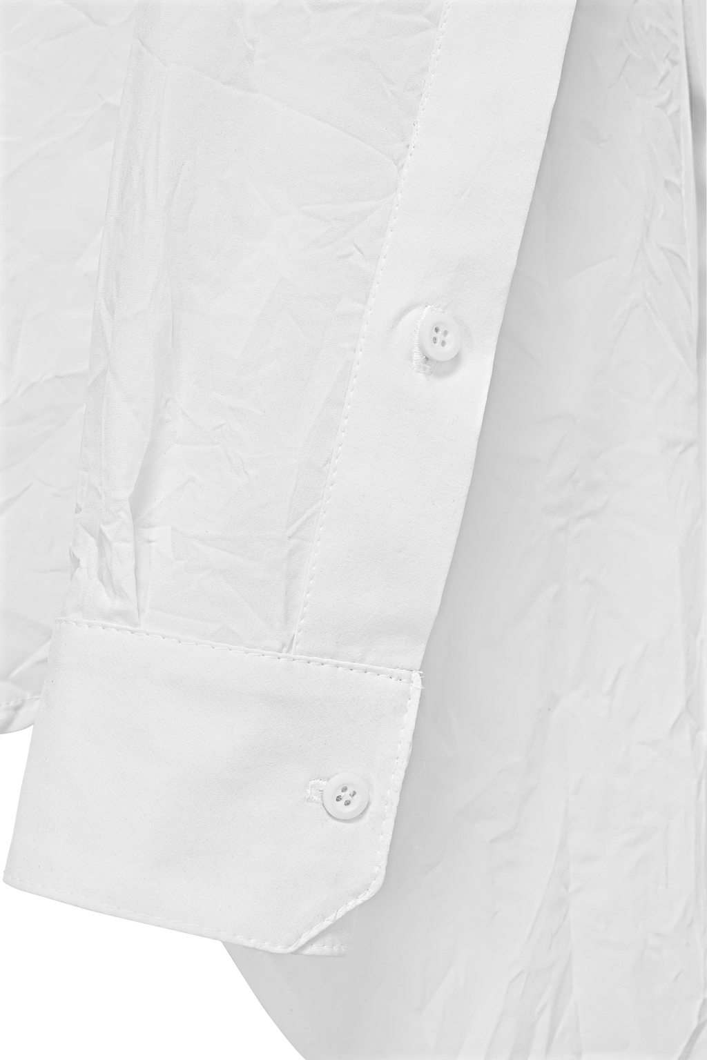 Curved White Shirt