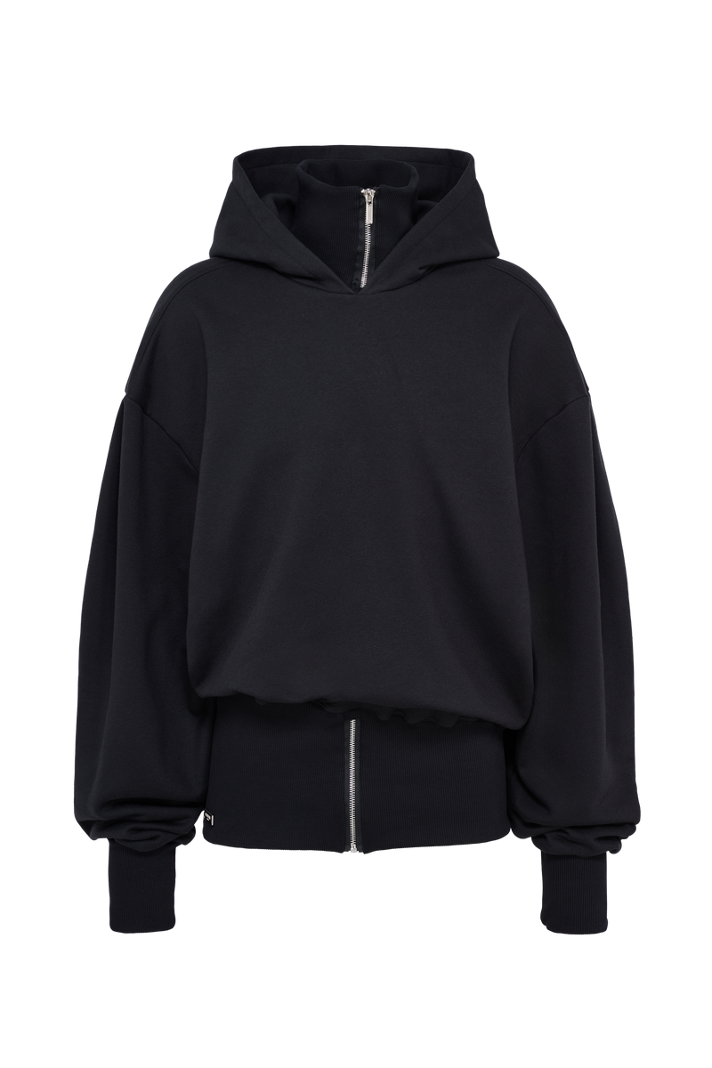Zip Hoodie Black