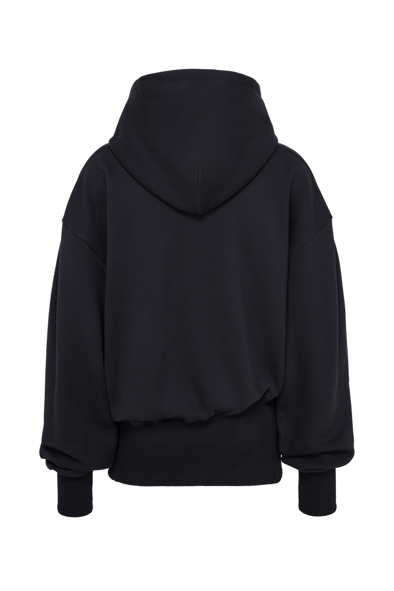 Zip Hoodie Black