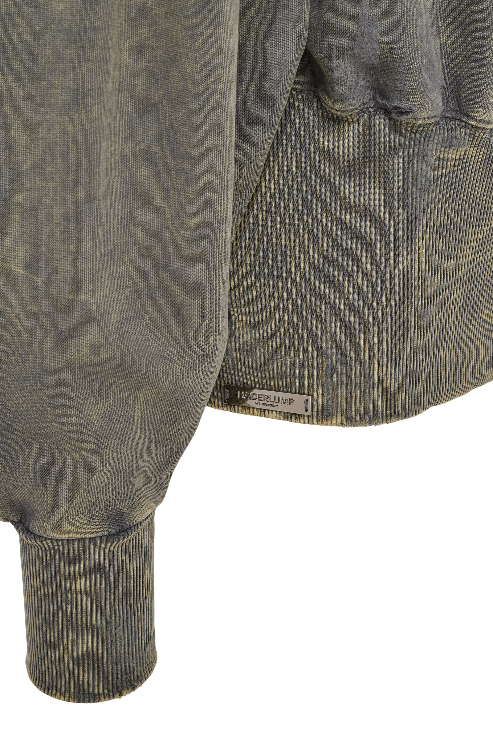 Zip Hoodie Grey Washed
