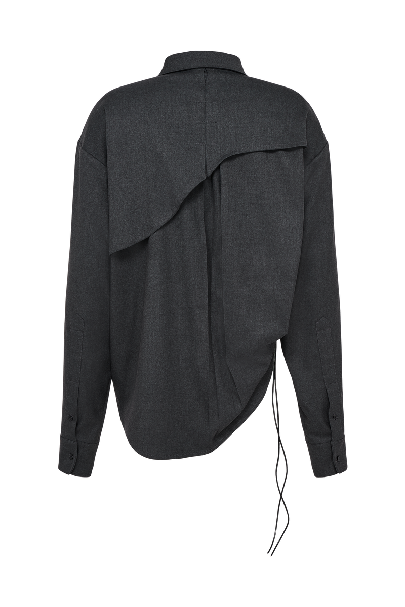 Zip Shirt Grey