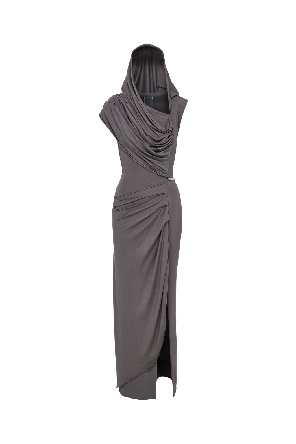 Draped Dress Grey