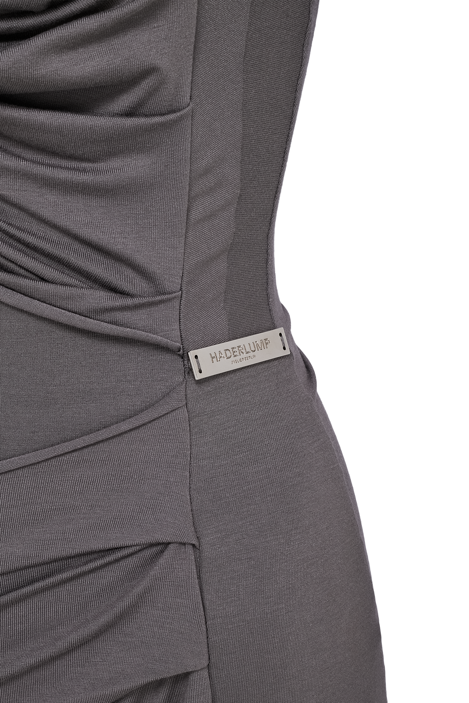 Draped Dress Grey