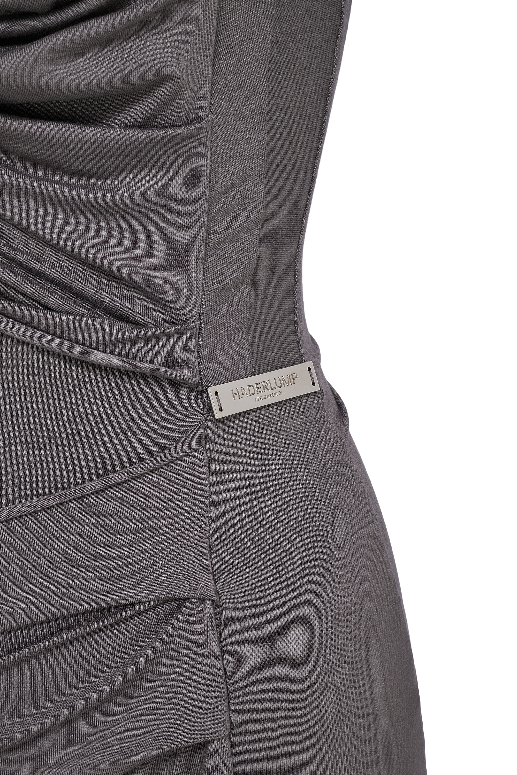 Draped Dress Grey