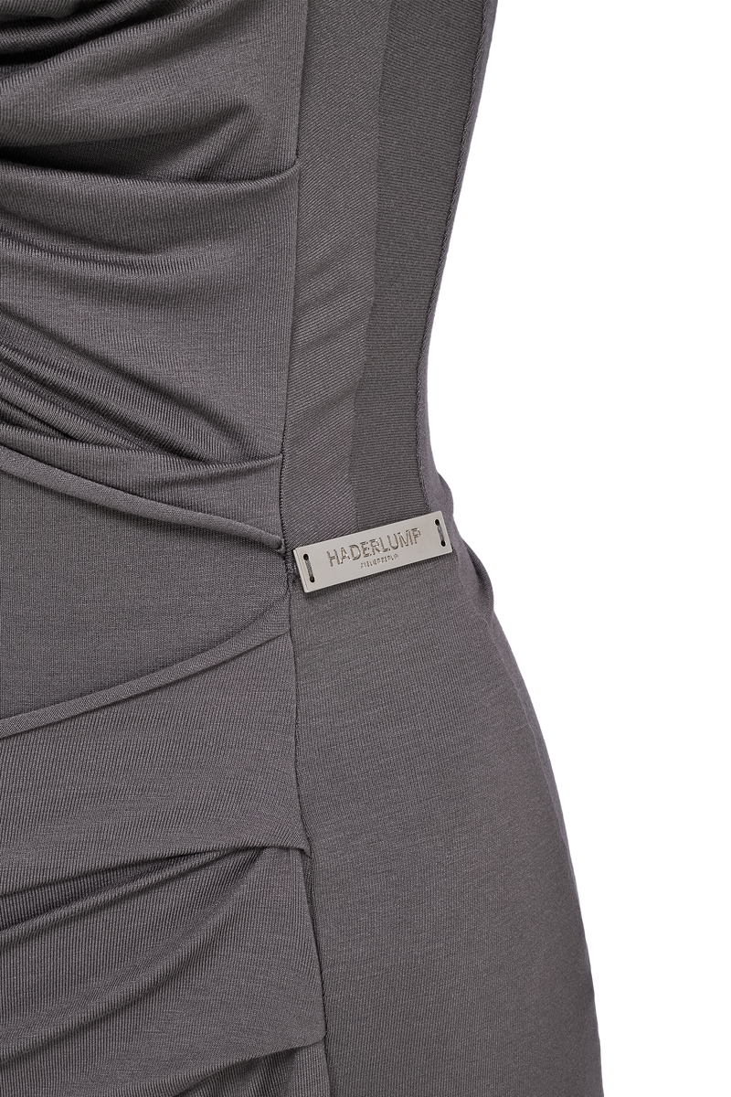 Draped Dress Grey