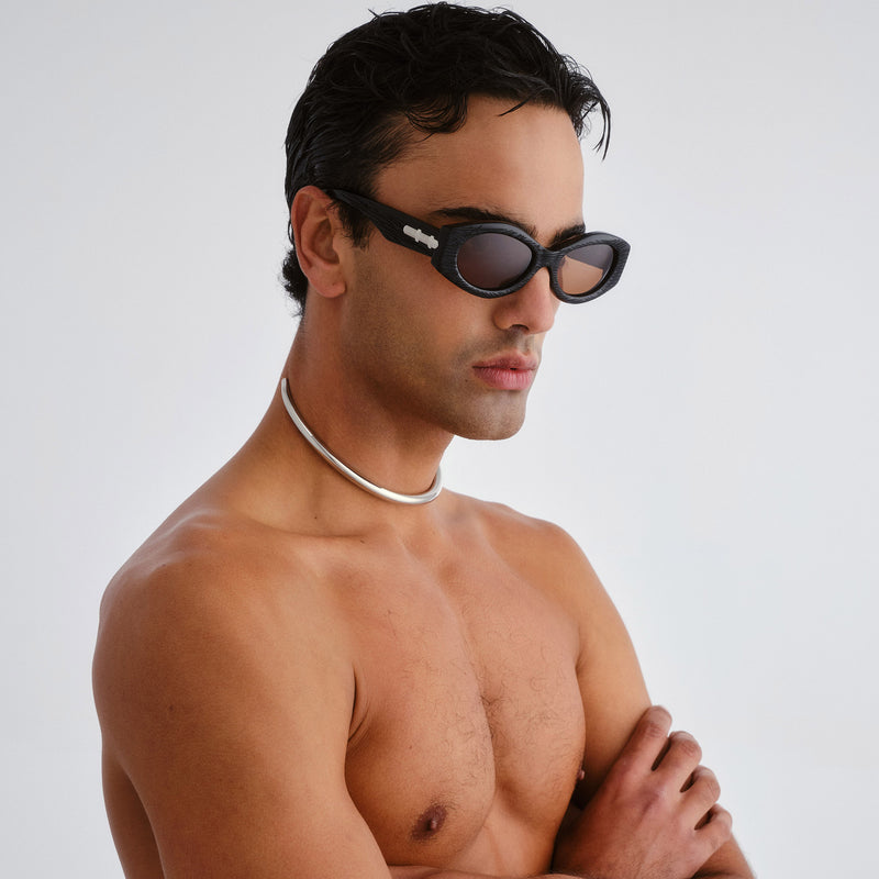 Wanderlust Sunglasses (Black / Brown)