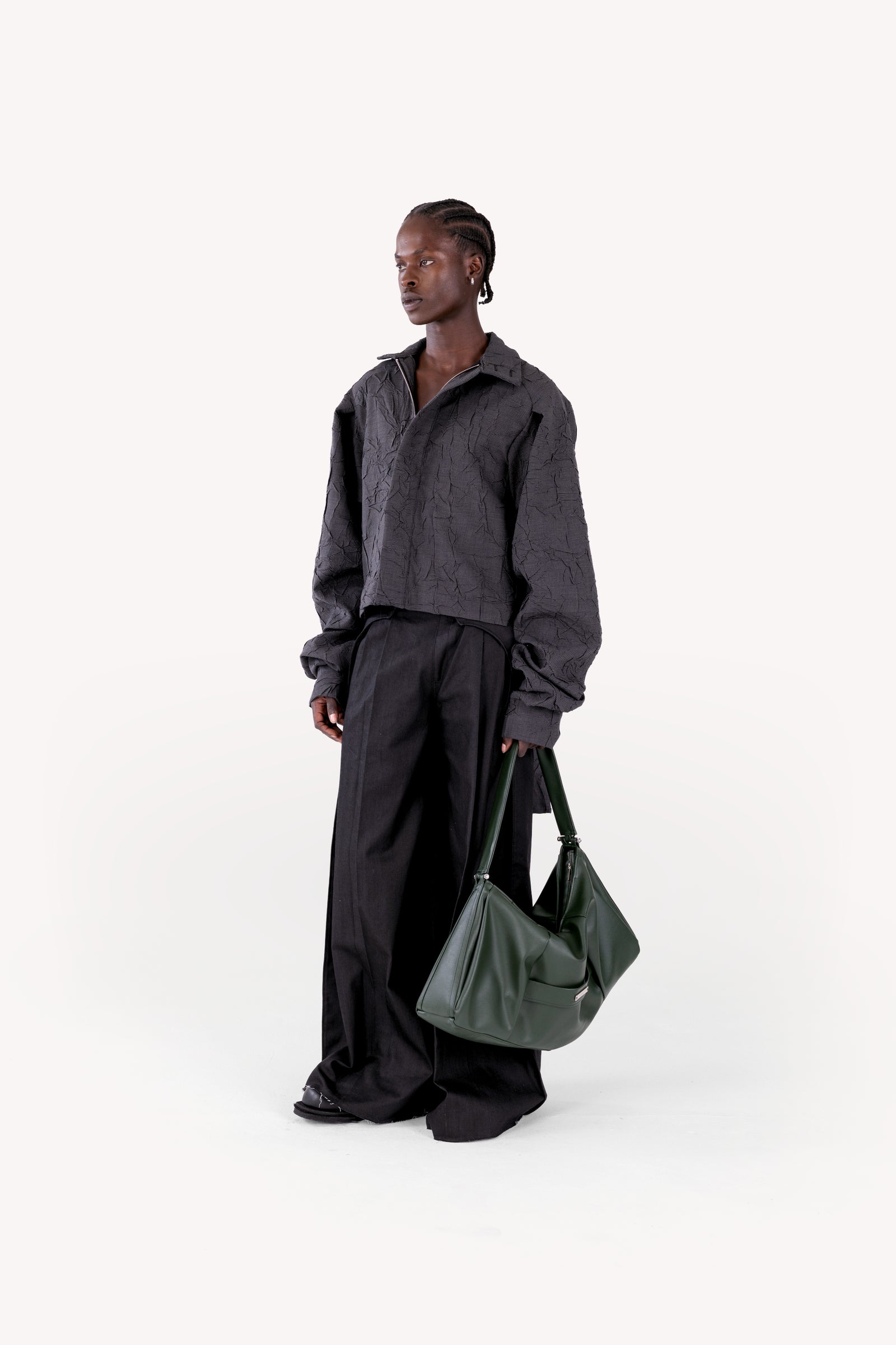 Large Shoulder Bag Green