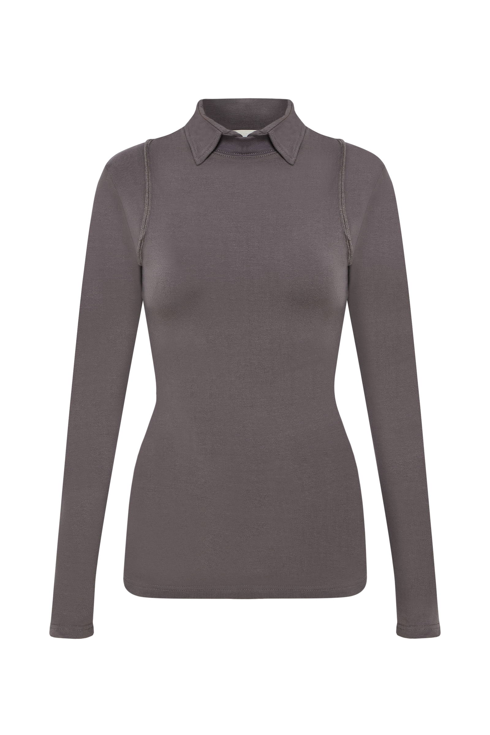 Fitted Longsleeve Grey