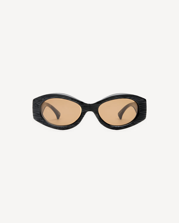 Wanderlust Sunglasses (Black / Brown)