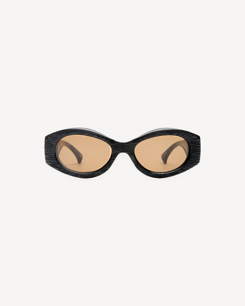 Wanderlust Sunglasses (Black / Brown)