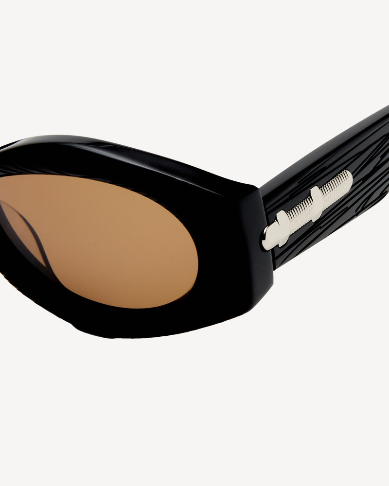 Wanderlust Sunglasses (Black / Brown)