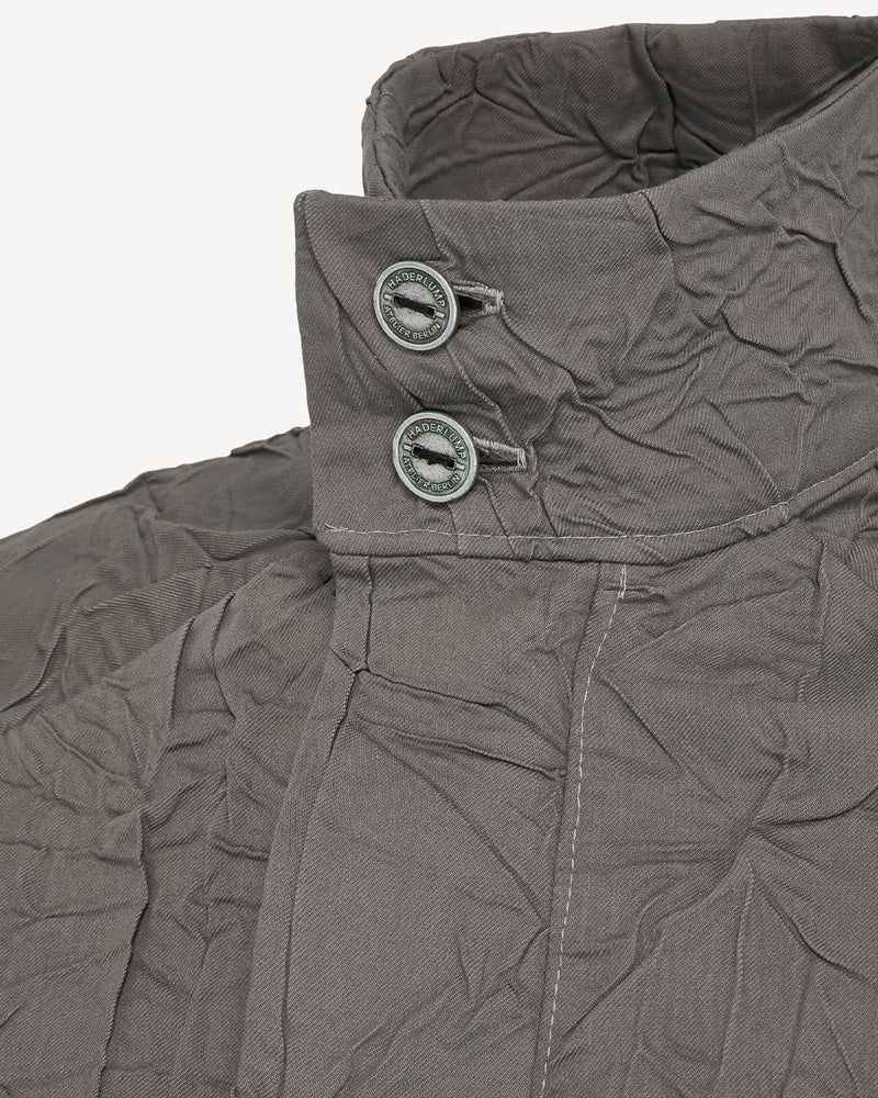 Wrinkled Track Jacket Grey