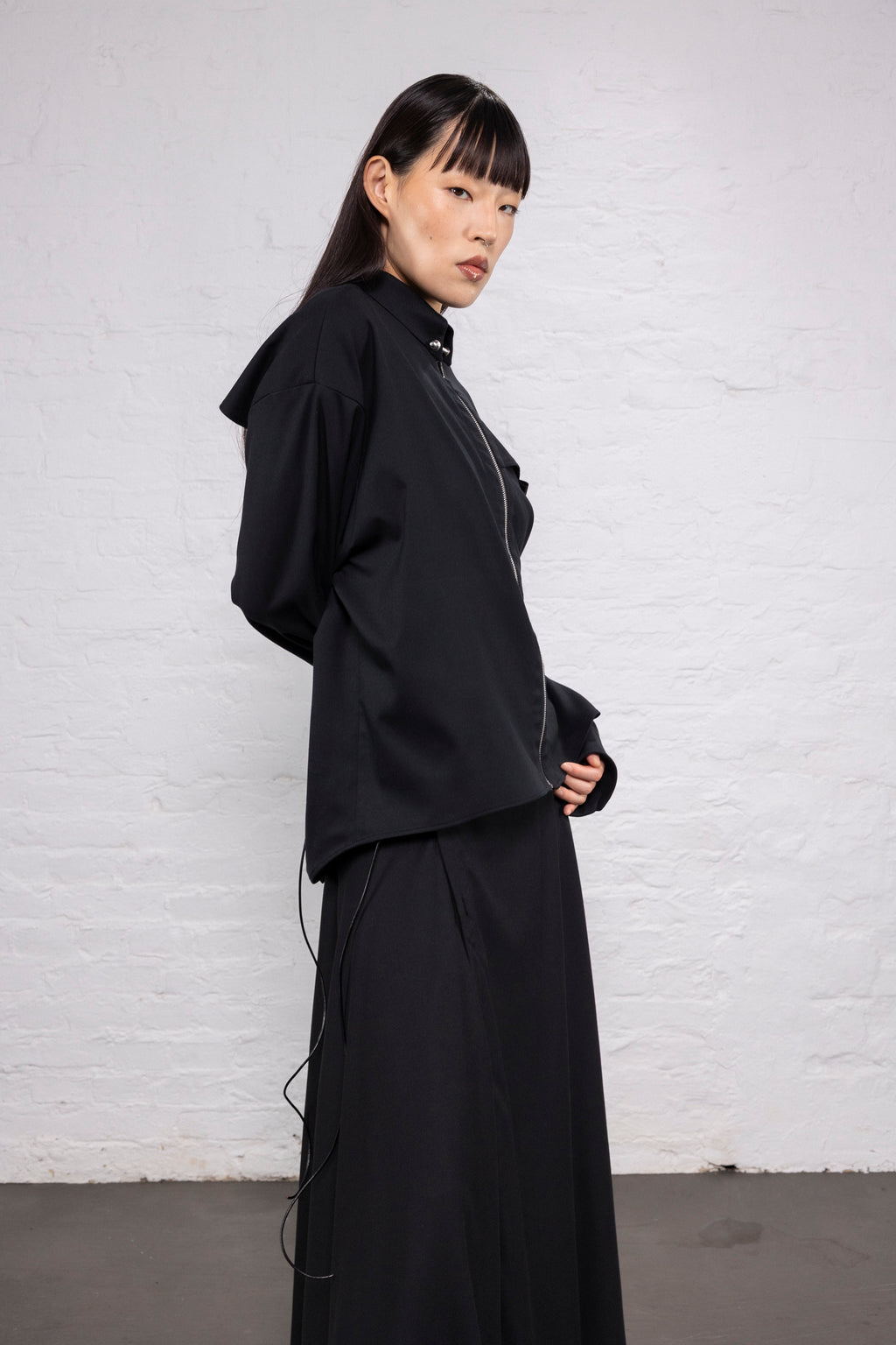Zip Shirt Black