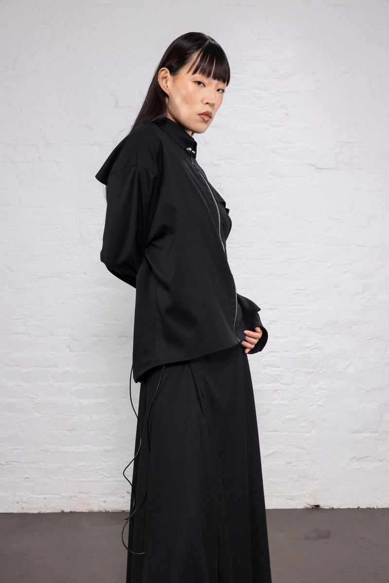 Zip Shirt Black