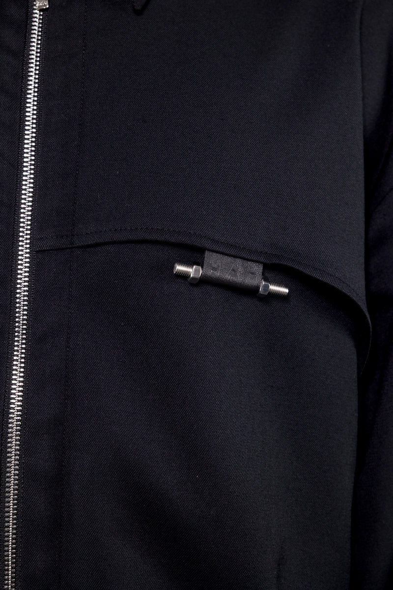 Zip Shirt Black