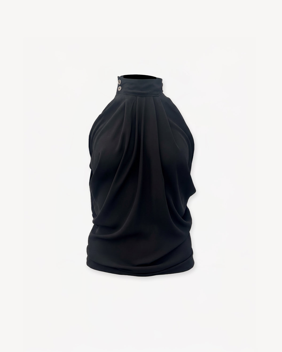 Draped Top Black
