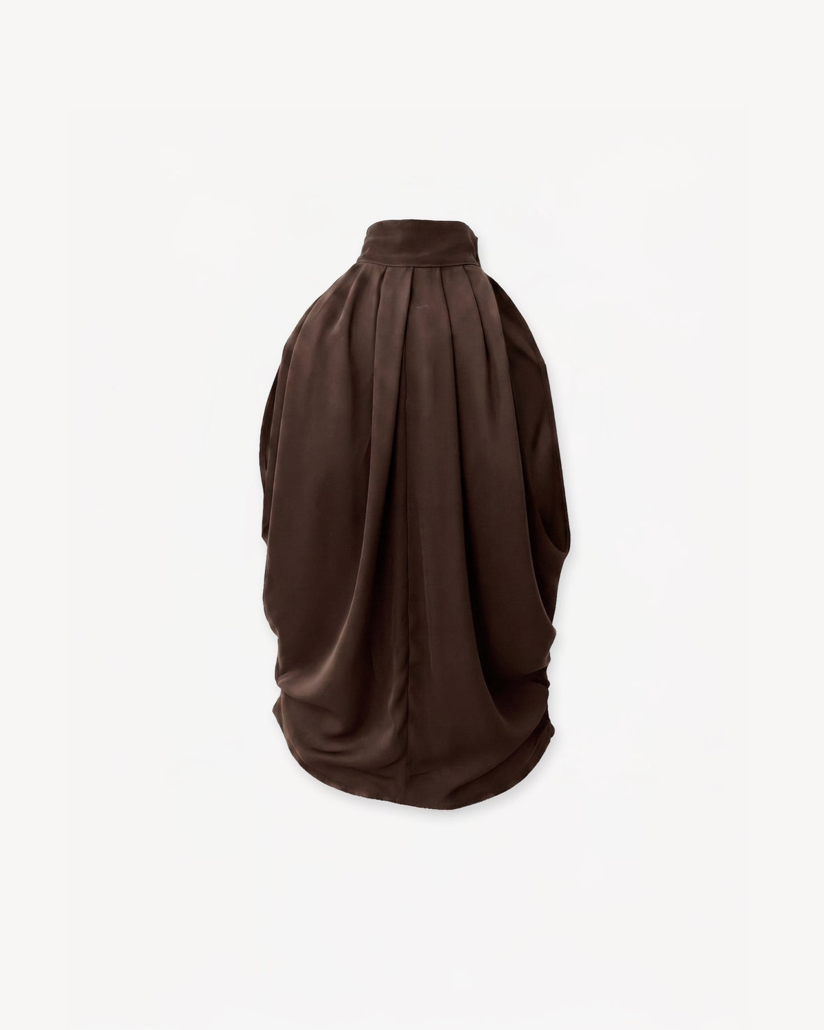 Draped Top Brown