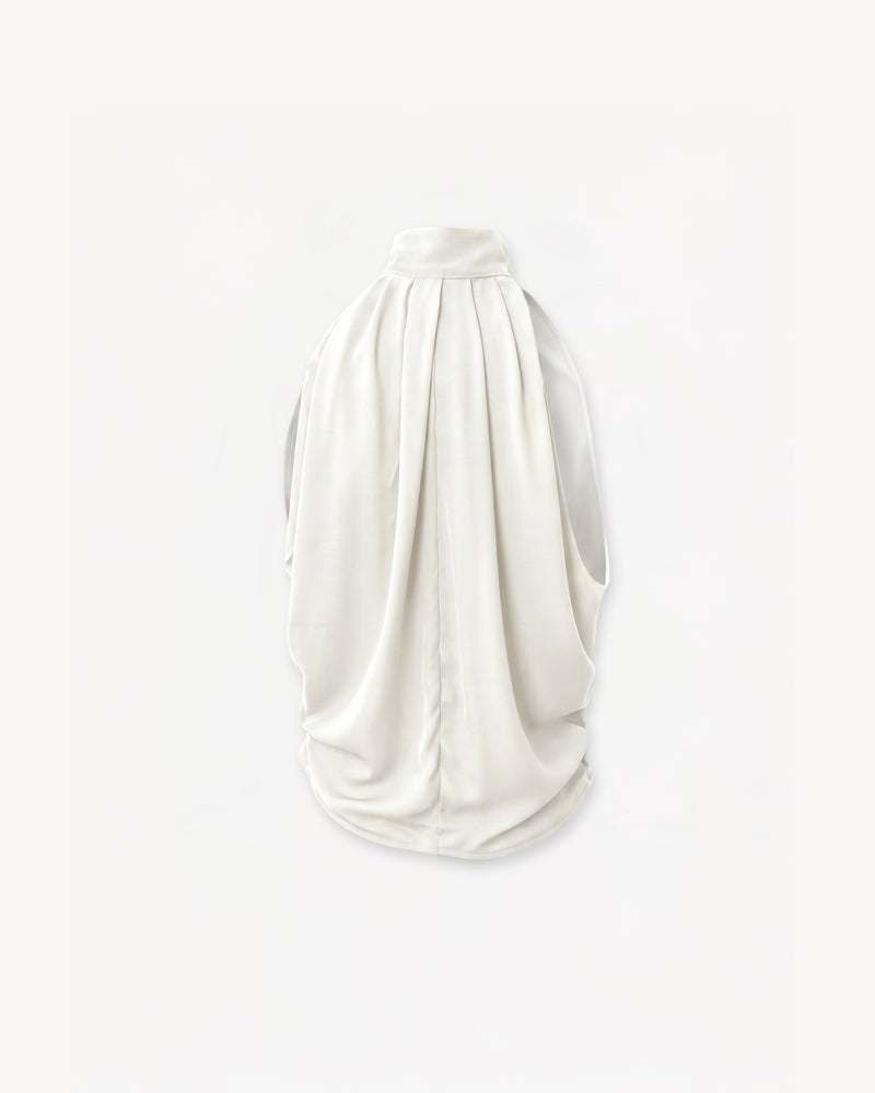 Draped Top White