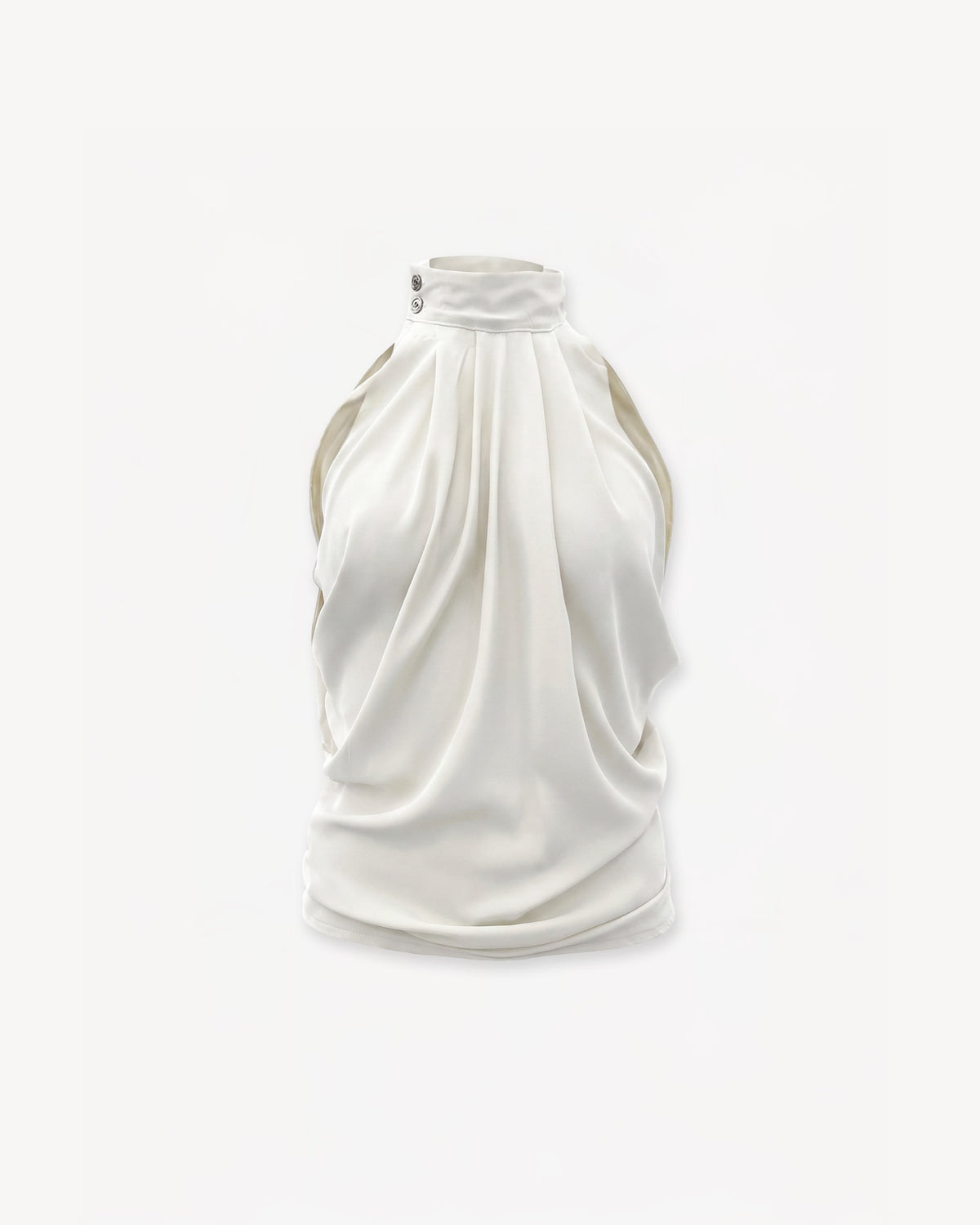 Draped Top White