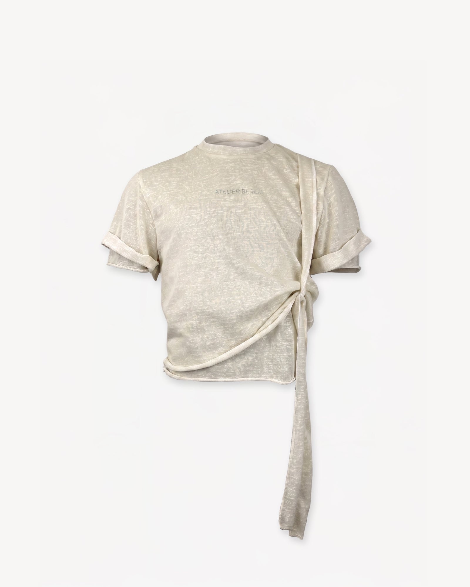 Logo-Print T-Shirt Cream