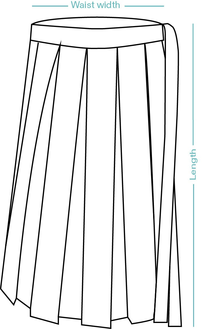 Pleated Skirt – measurement guide