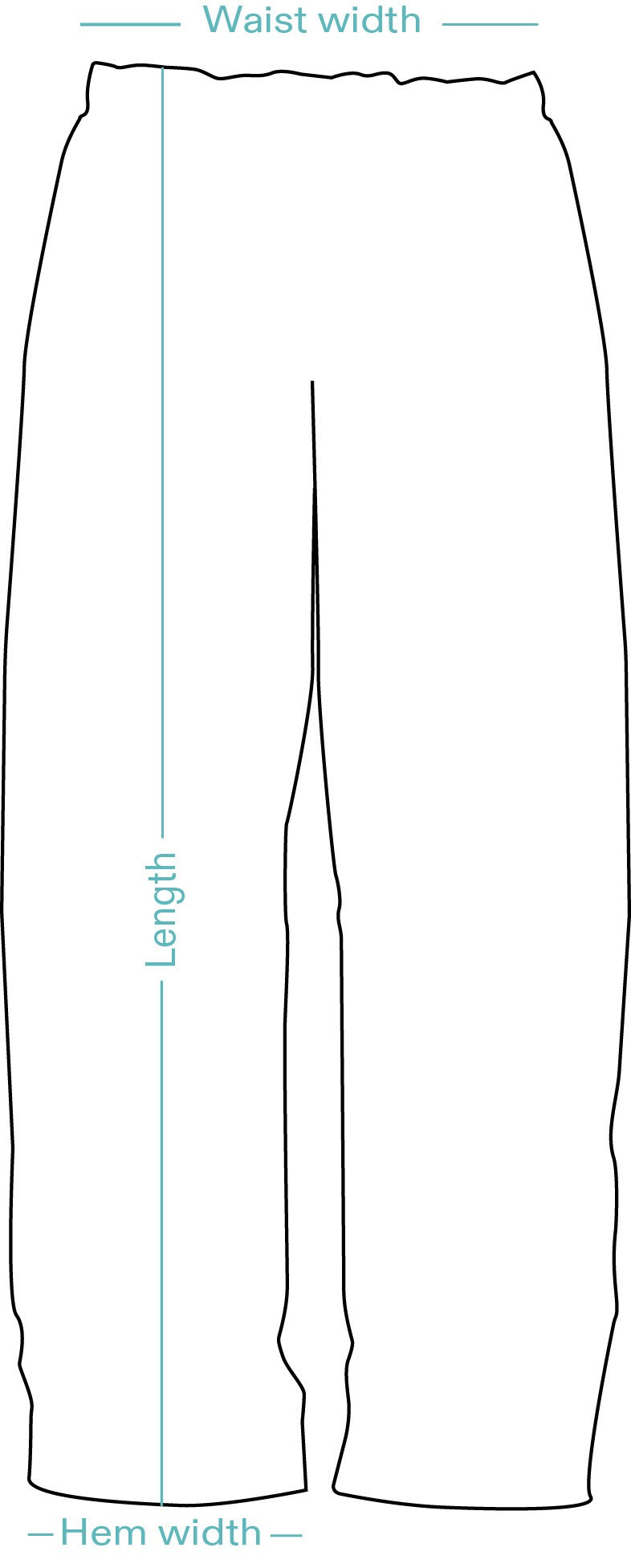 Sunday Pants – measurement guide