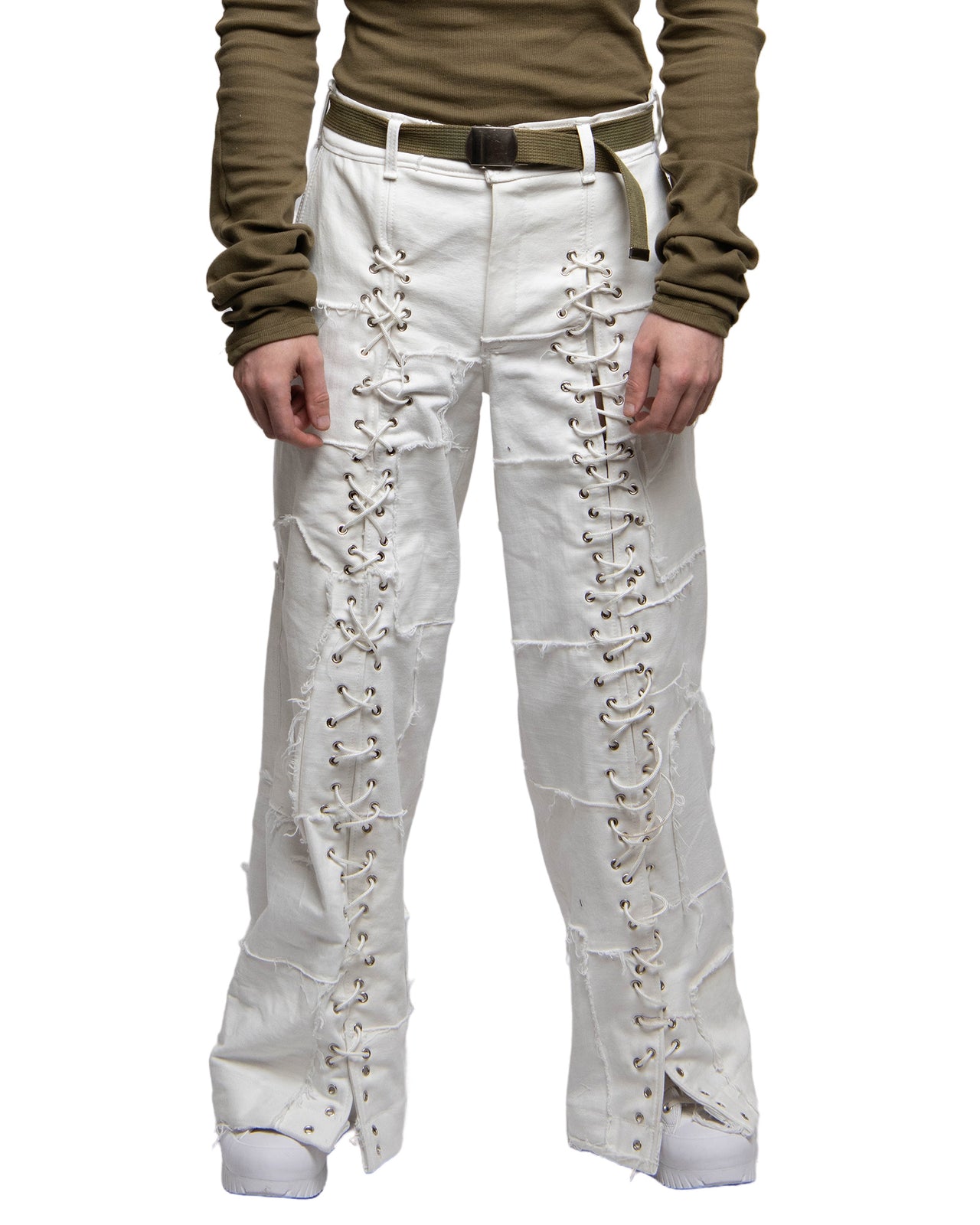 White Corset Trousers